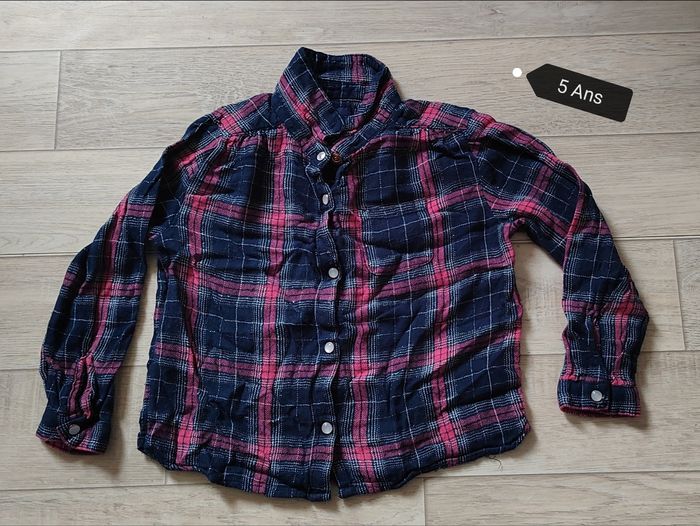 Chemise à carreaux 5 ans