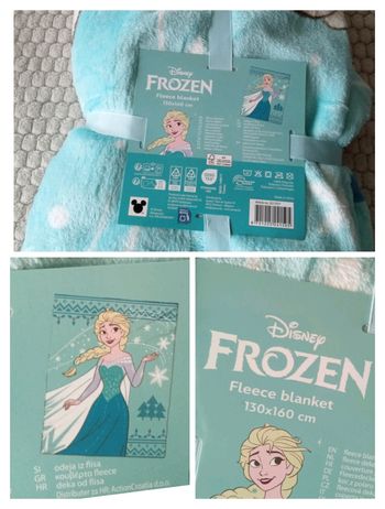 Couverture polaire la reine des neiges Frozen Noël