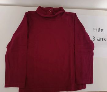 T-shirt col roulé Gémo 3 ans