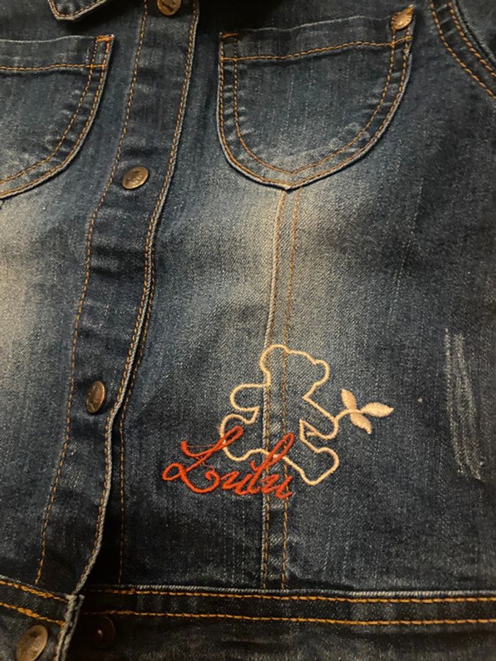 Veste en jeans Lulu Castagnette 24 mois - photo numéro 3