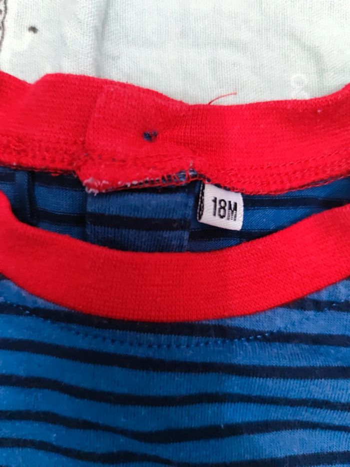 T-shirt ours Captain Teddy T.18 mois - photo numéro 2