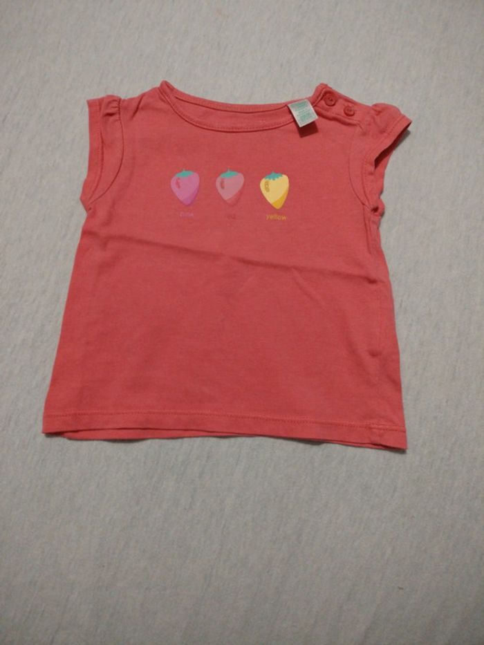 T-shirt fille 6 mois