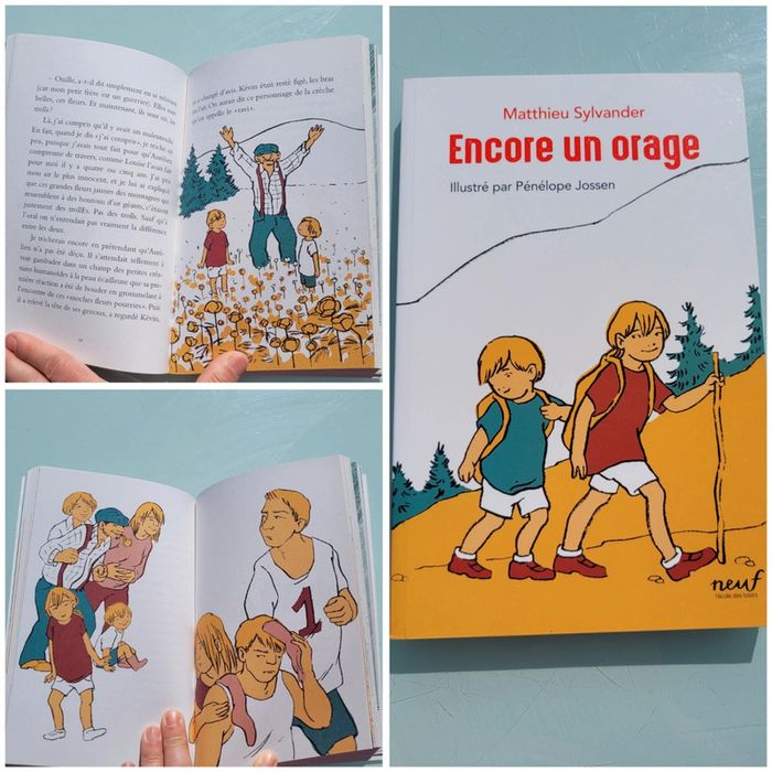 Livre couverture souple, l'école des loisirs Encore un orage 🦽 8-11 ans