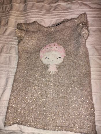 Robe chaude manches courtes Kiabi 18 mois