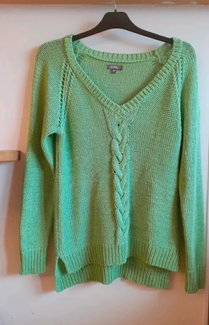 # pull vert pomme#