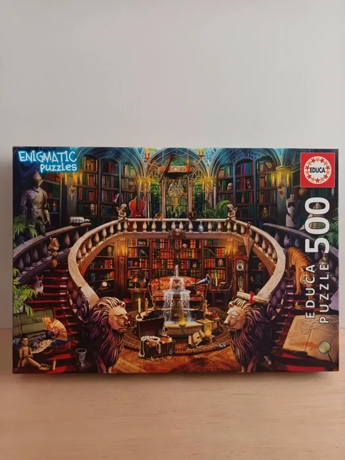 Educa puzzle 500 pièces bibliothèque énigmatique - photo numéro 2