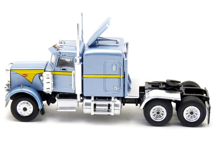 BREKINA 85711 Peterbilt 359 Bleu Métallique  Jaune 1973 échelle 1:87 H0 - photo numéro 3