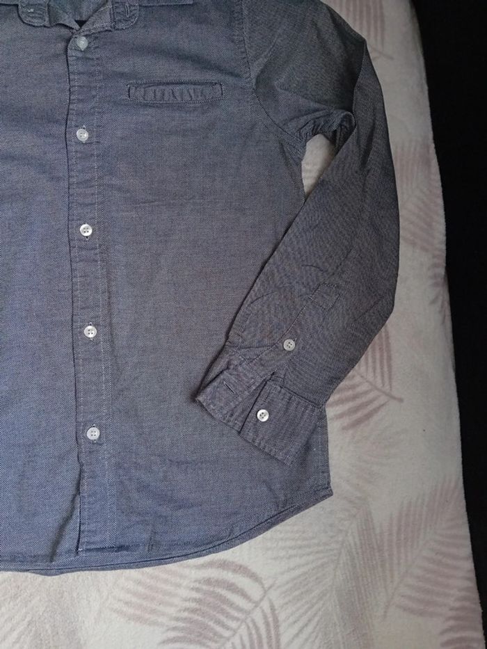 Chemise 10 ans / 140 cm Grise Ido - photo numéro 4