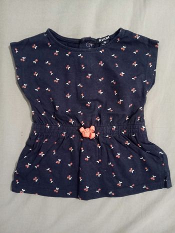 Robe / tunique "cerises" _ 3 mois