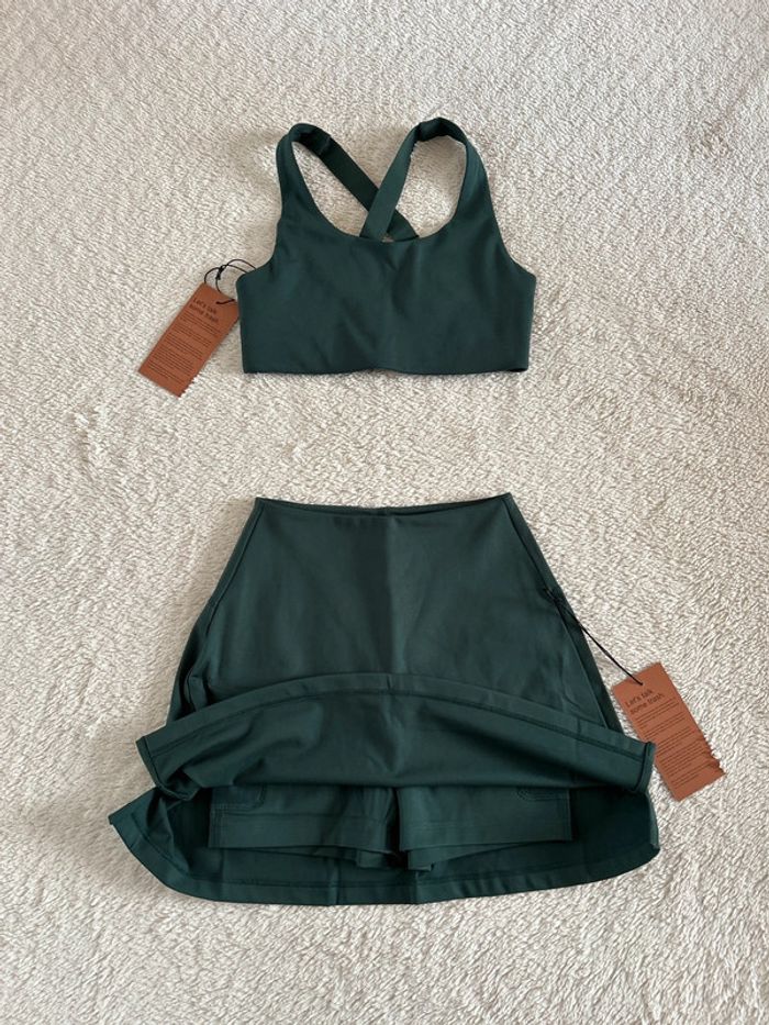 Ensemble jupe short et brassière Girlfriend Collective - photo numéro 2