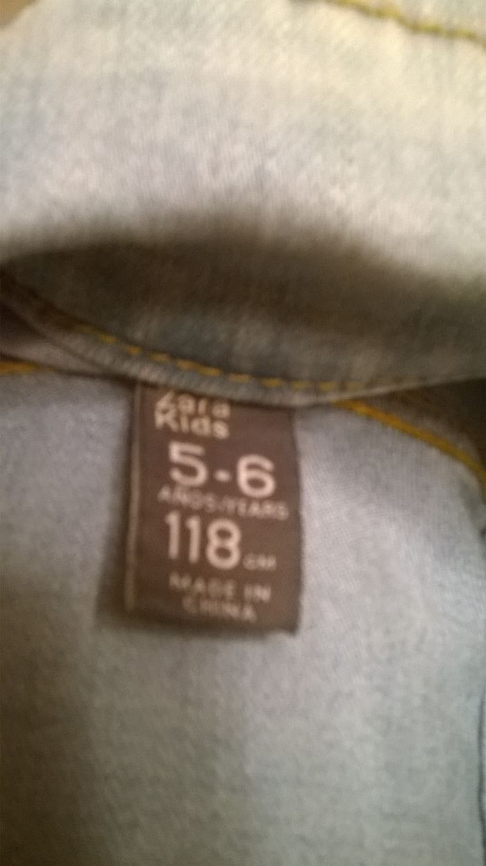 veste jean Zara Kids T 5.ans - photo numéro 3
