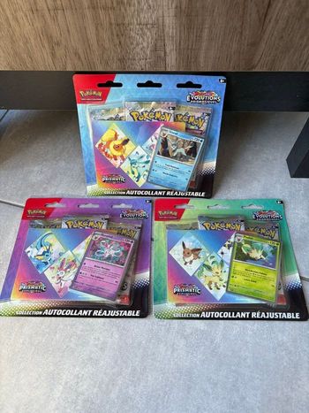 Pokemon Lot De 3 Tripack EV8.5 Evolutions Prismatiques écarlate et violet neuf scellé fr
