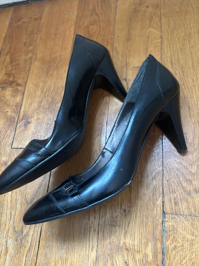 Escarpins noirs bata taille 41 - photo numéro 2