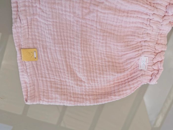 Jupette double gaze coton rose 3 ans Unique - photo numéro 2
