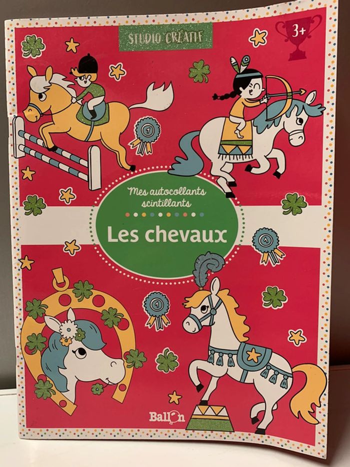 Livre studio créatif Les chevaux