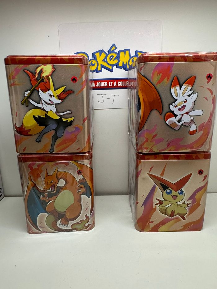 Tin Cube Pokémon Feu dracaufeu NEUVE Sous Blister Octobre 2022 - photo numéro 4