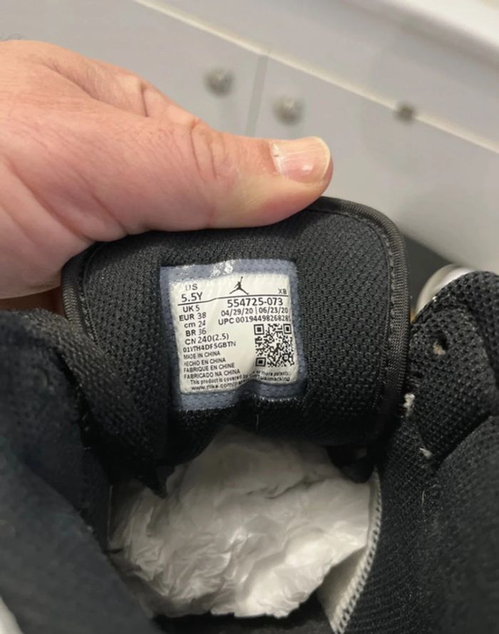 Jordan 1 White shadow - photo numéro 5