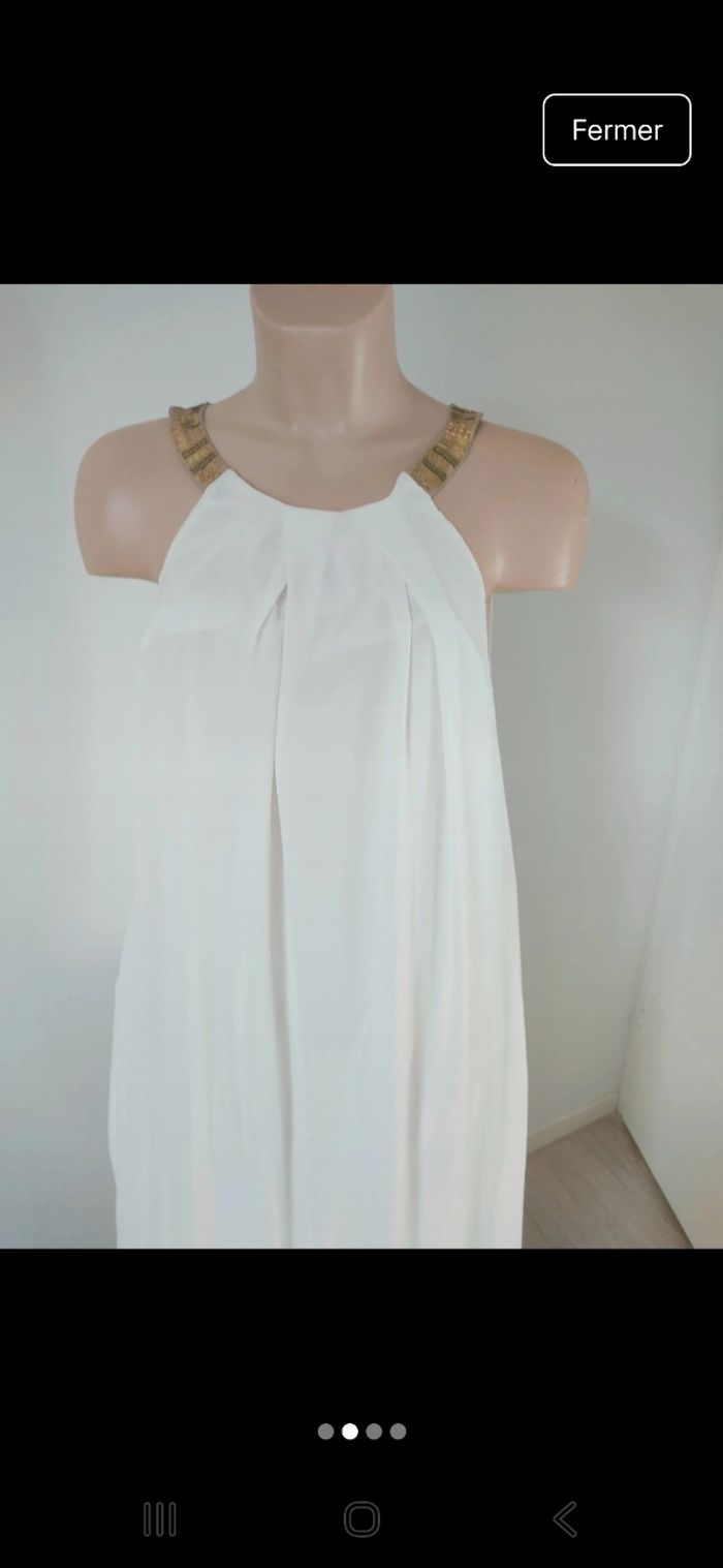 Longue robe blanche 36 38 40 amenapih - photo numéro 6