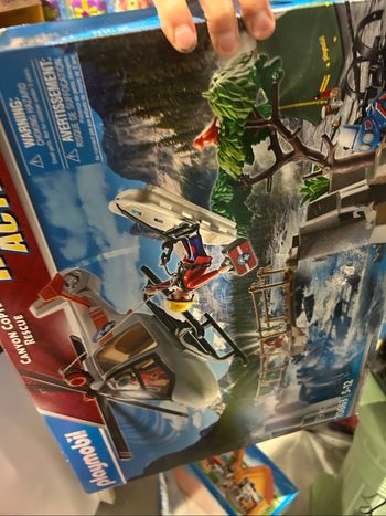70663 Playmobil Unités de secouristes avec hélicoptère