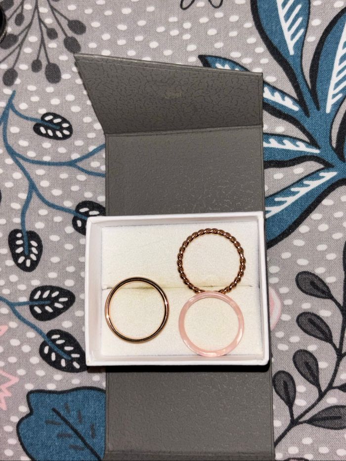 Lot de 3 bagues Victoria bijoux - photo numéro 2