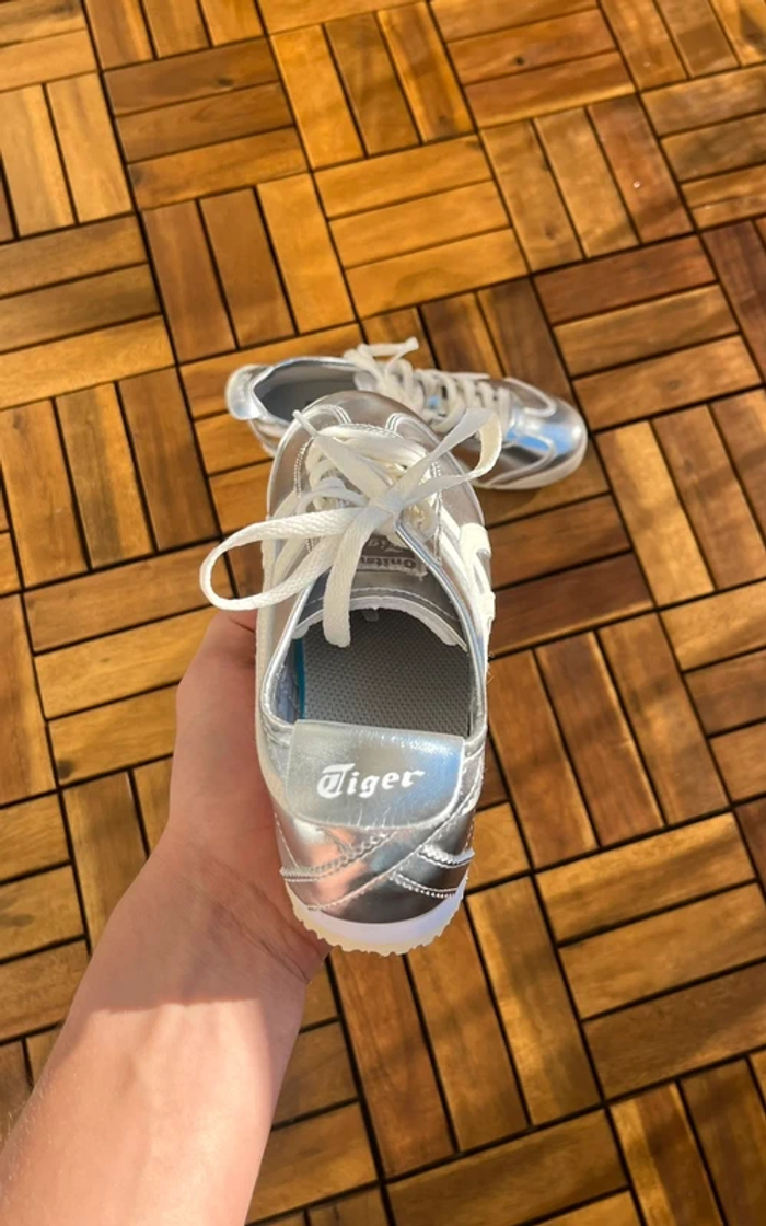 Onitsuka Tiger México 66 Argenté 40.5 - photo numéro 4