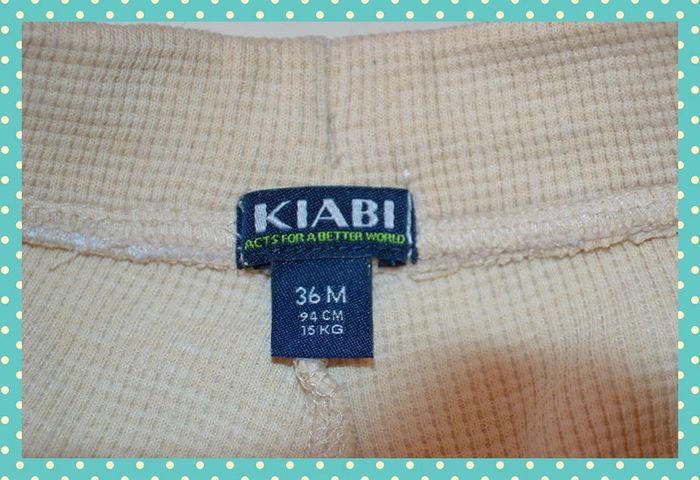 Sarouel Kiabi crème taille 6-9 mois / 68 cm - photo numéro 3