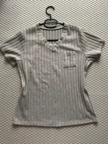 Teeshirt chaud beige