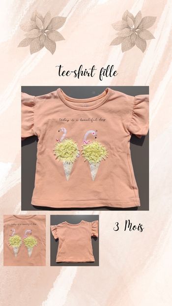 Tee-shirt bébé fille