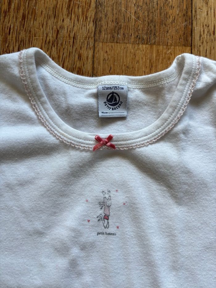 Lot de 2 chemises Petit Bateau fille 12 ans - photo numéro 7