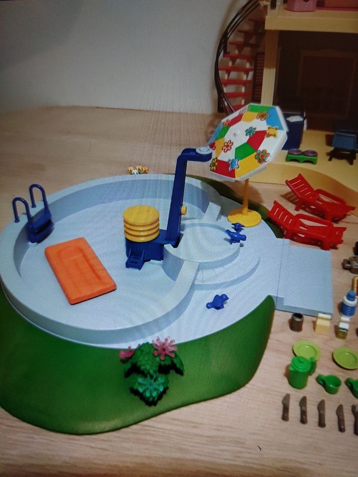 Maison villa playmobil complète avec piscine - photo numéro 7