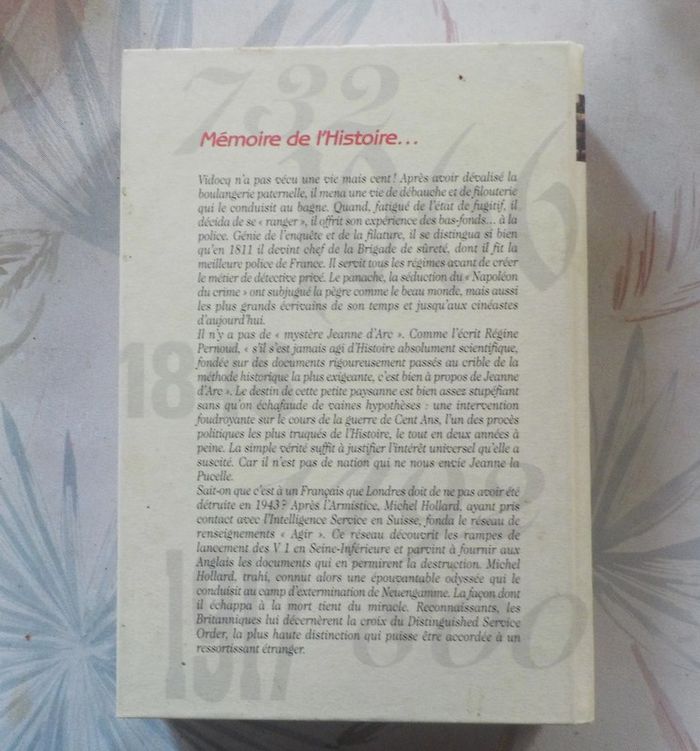 Mémoire de l'Histoire Vidocq Jeanne d'Arc L'homme qui a sauvé Londres - photo numéro 2