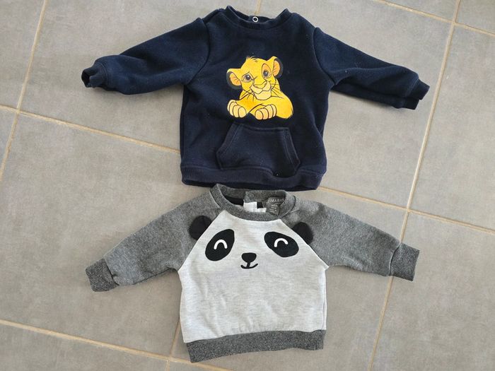 Lot de 2 sweats