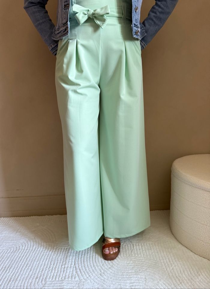 Pantalon fluide palazzo - photo numéro 3