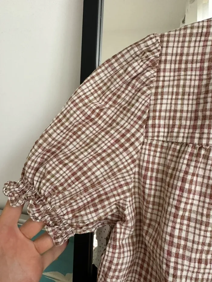 Blouse à carreaux Sezane - photo numéro 6