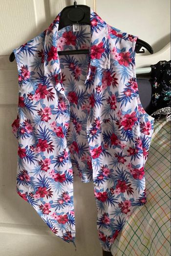 Chemisier manches courtes 