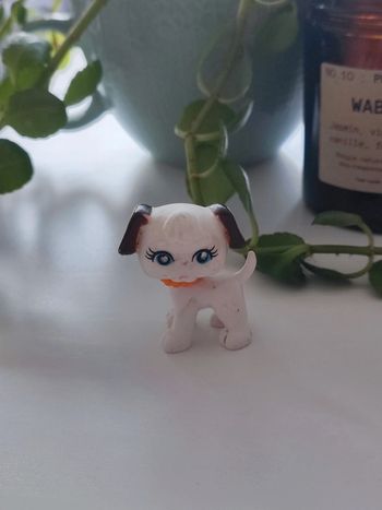 Polly pocket sparklin' pets white dog Mattel #96