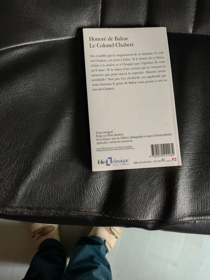 livre poche Balzac Le colonel Chabert - photo numéro 2
