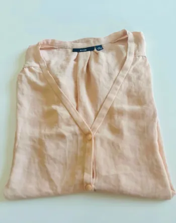 Teeshirt voile rose poudré taille 38