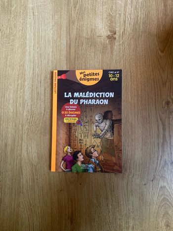 Livre la malédictions du pharaon