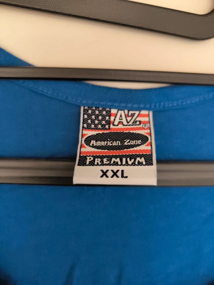 Débardeur marcel bleu taille xxl neuf - photo numéro 2