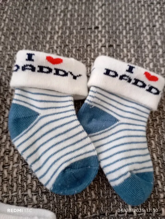 9 paire de chaussette nouveau-né - photo numéro 3