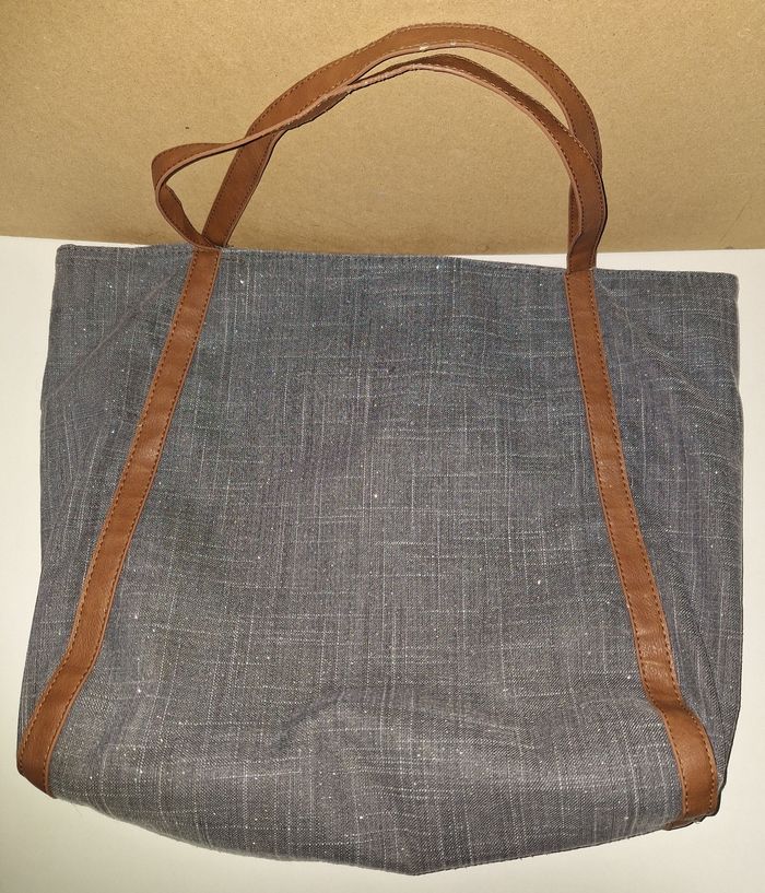 Sac fourre-tout en jean brillant grande contenance
