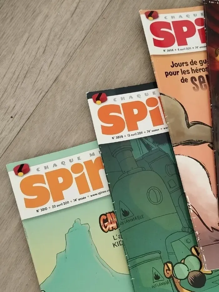 Lot de 12 magazines SPIROU année 2011 L010 - photo numéro 6