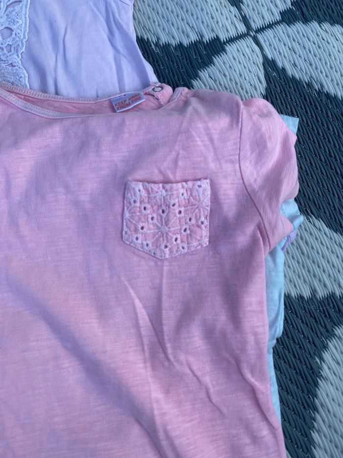 Lot de 4 t shirt Zara babygirl - photo numéro 8