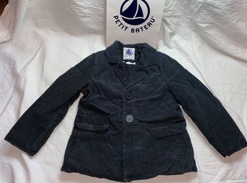 veste velour Petit Bateau 6 ans