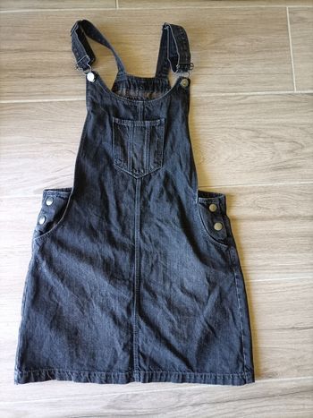 Robe salopette fille Kiabi 12 ans jeans noir neuve sans étiquette 