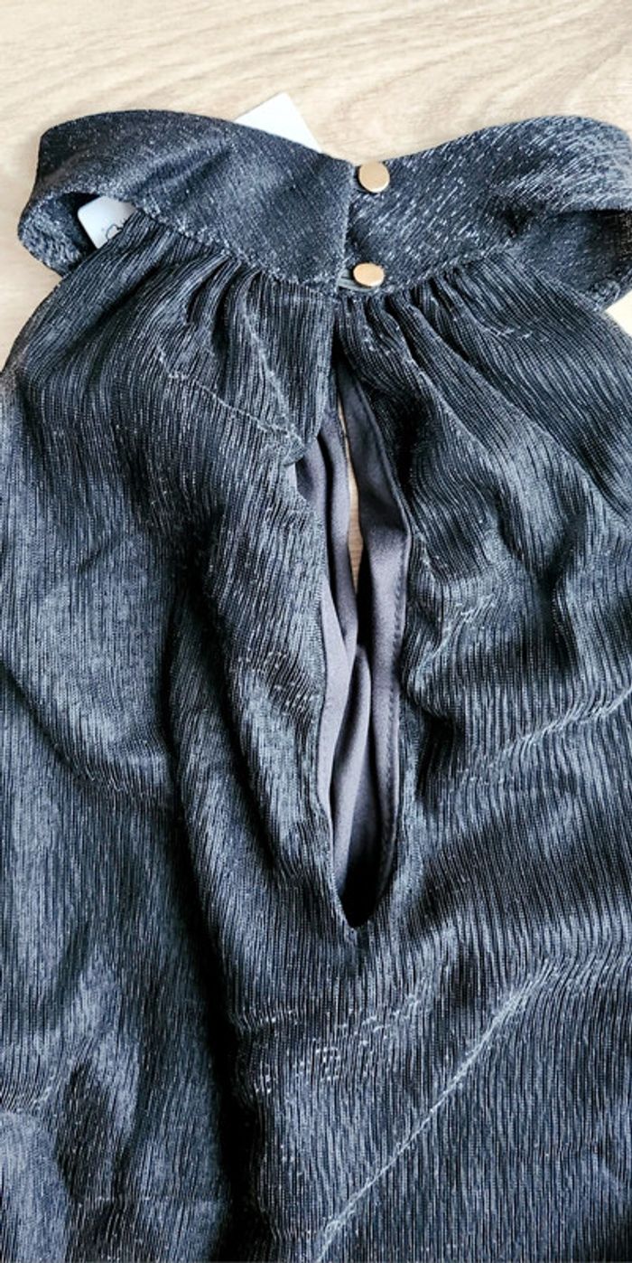 Débardeur chic femme noir irisé taille M Naf Naf - photo numéro 3