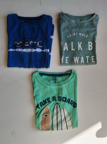 Lot de 3 t-shirts, taille 8 ans 