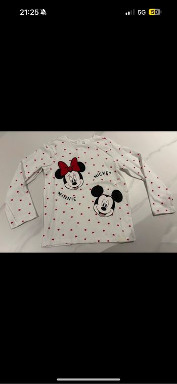T-shirt manches longues Mickey/minnie Disney baby 30-36 mois > 98cm