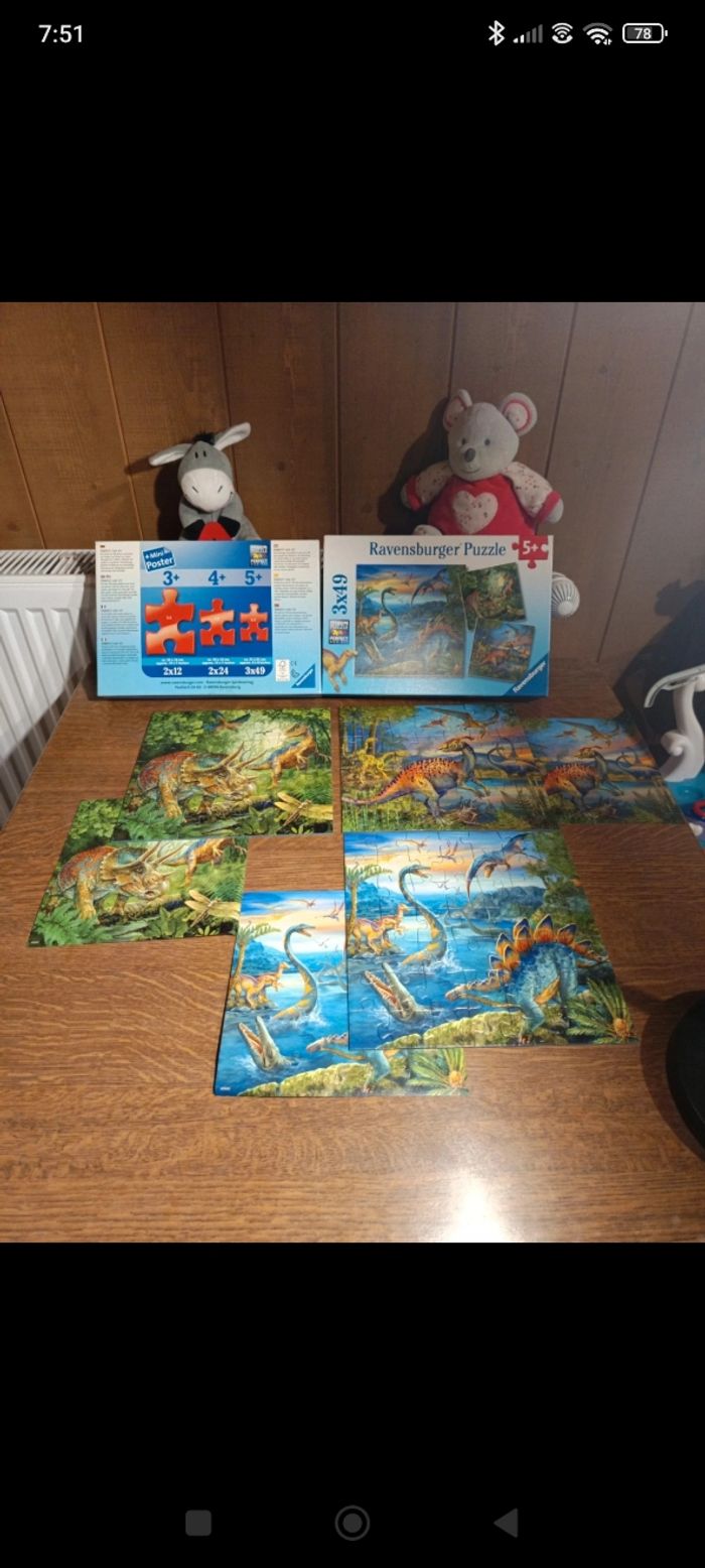 Puzzle dinosaures - photo numéro 2